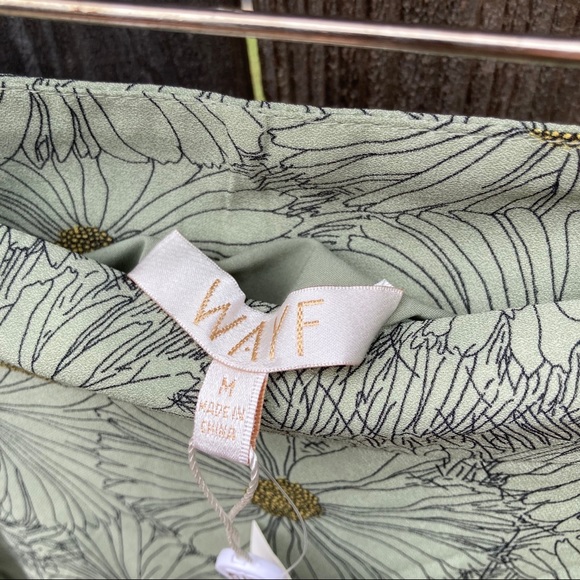 Wayf olive daisies sage green flair floral set M - Picture 3 of 6